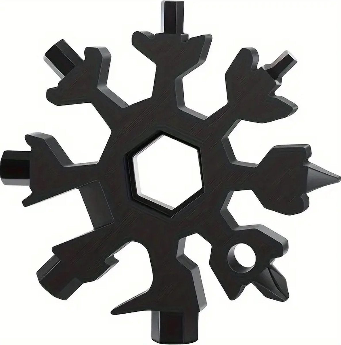 18 in 1 Multipocket Tool | 18 Functions | Stainless Steel | Multitool Keychain | Bicycle Tools | Snowflake | V1188-MS101-00372-1