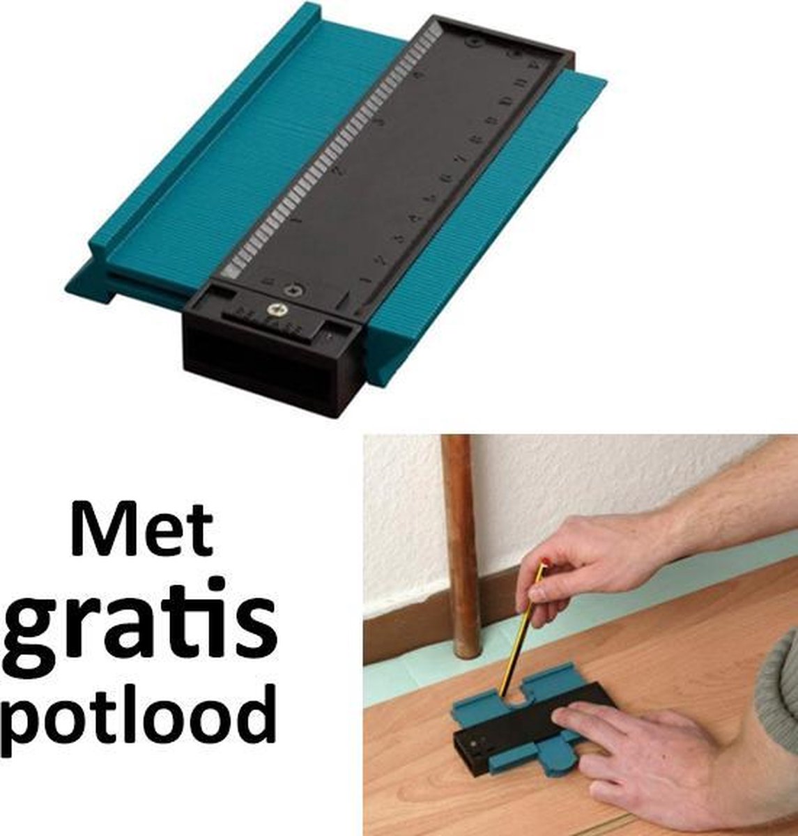 Laminate marking aid - easily mark laminate to size yourself with this laminate template V1188-MS101-00373-1
