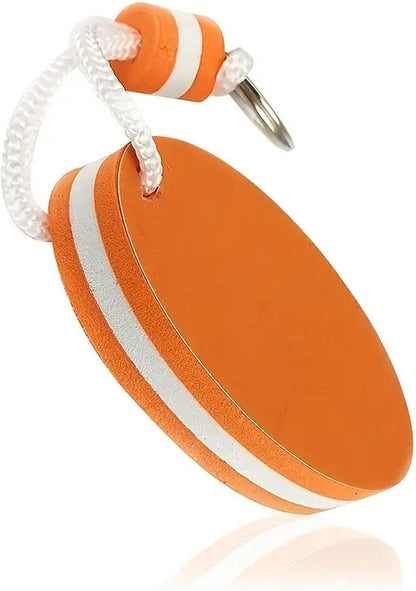 Floating Keychain | EVA Foam | For Large Keyring | Foam | Bumper | Key Float | Oval | Orange V1188-MS101-00378-1