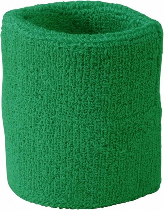 Wristband Set | Sweatband | Sweatbands | Wrist | Sports Bands | 1 Piece | Green V1188-MS101-00379-1