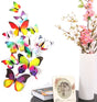 3D Wall Decoration Butterflies 12 Pieces | Wall Butterflies | Butterfly Wall Stickers | Rainbow V1188-MS101-00384-1