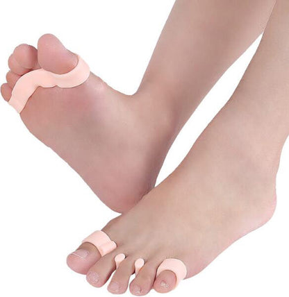 Toe Corrector for 5 Toes | Toe Separator | Hallux Valgus | Toe Straightening | Silicone Gel Toe Separator | V1188-MS101-00389-1