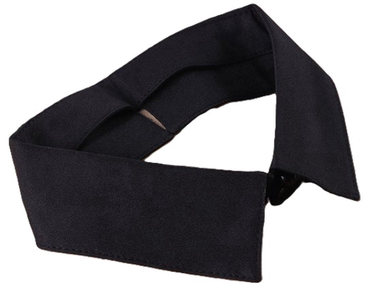 Detachable Collar | Pointed Collar | Pointed Collar | Blouse Collar | Faux Detachable Collar | Women's | Black V1188-MS101-00391-1