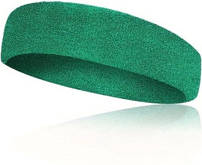 Headband | Headband | Sweatband | Sweatbands | Head | Sports band | Green V1188-MS101-00393-1