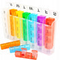 Pill Box for 7 Days & 4 Times | Pill Box 28 Compartments | Medicine Box | Pill Organizer | Automatic Opening V1188-MS101-00398-1