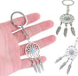 Dreamcatcher Keychain | Dream Catcher Keychain | Lucky Charm | Silver V1188-MS101-00408-1