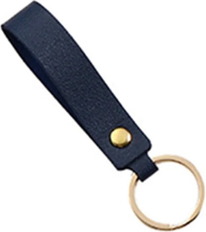 Keychain | Key Holder | PU Leather Keychain | Universal | Dark Blue V1188-MS101-00416-1