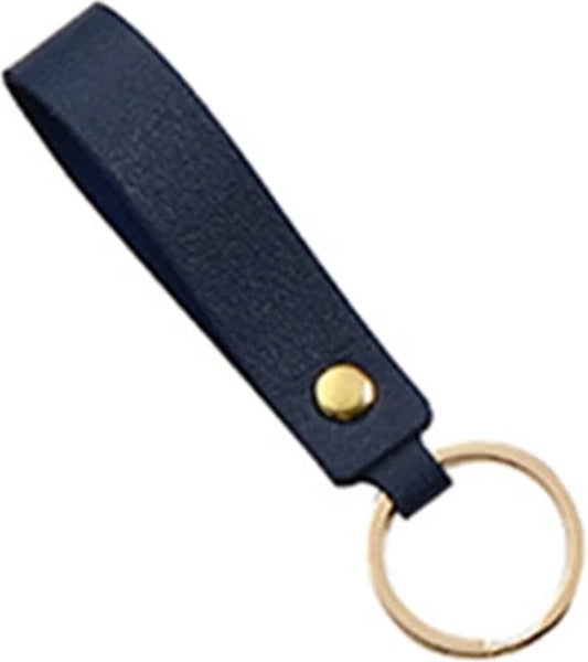 Keychain | Key Holder | PU Leather Keychain | Universal | Dark Blue V1188-MS101-00416-1
