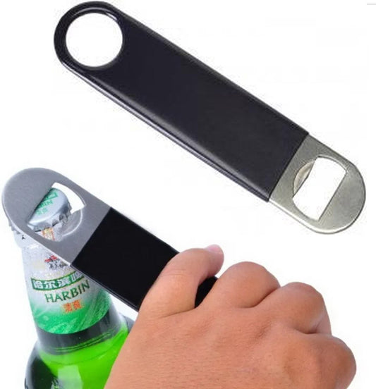 Barblade Bottle Opener | Beer Opener | Bottle Opener | Bar Accessories | Two-Tone | Stainless Steel | 12.5 x V1188-MS101-00428-1