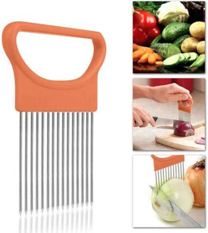 Onion Comb | Onion Slicer | Onion Slicer | Vegetable Slicer | Onion Cutting Aid | Orange V1188-MS101-00429-1
