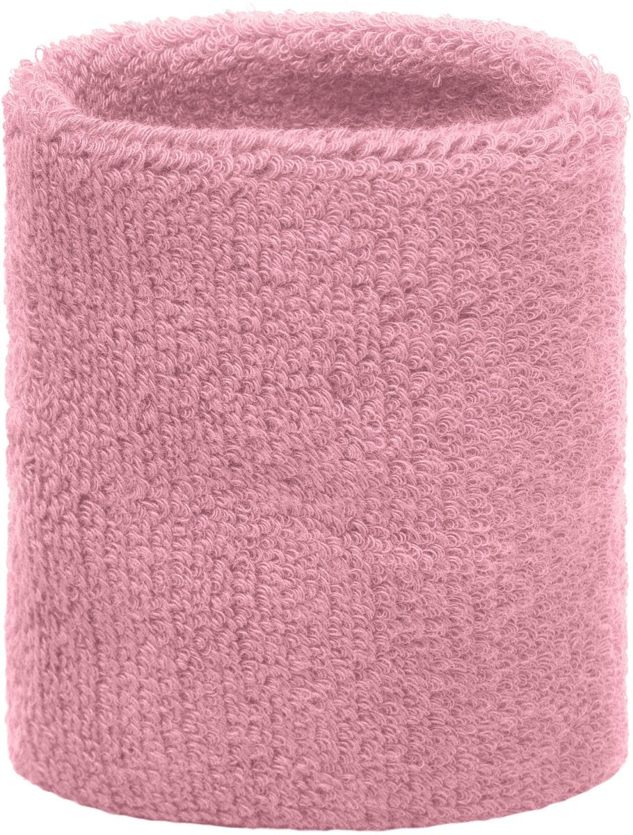 Light pink wrist sweatband V1188-MS101-00435-1