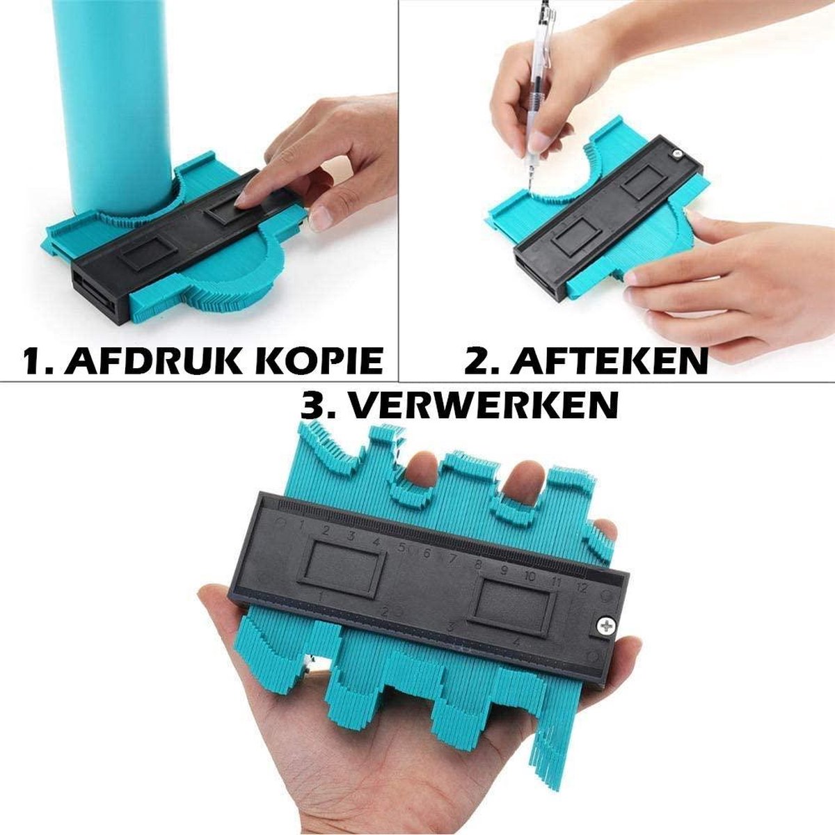Marking aid - Copy print - 12 cm - Blue V1188-MS101-00441-1