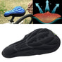 Note type!! 3D Silicone Lycra Nylon & Gel Pad Bicycle Saddle Seat Cover Soft Cushion Fits Types of Bikes V1188-MS101-00454-1