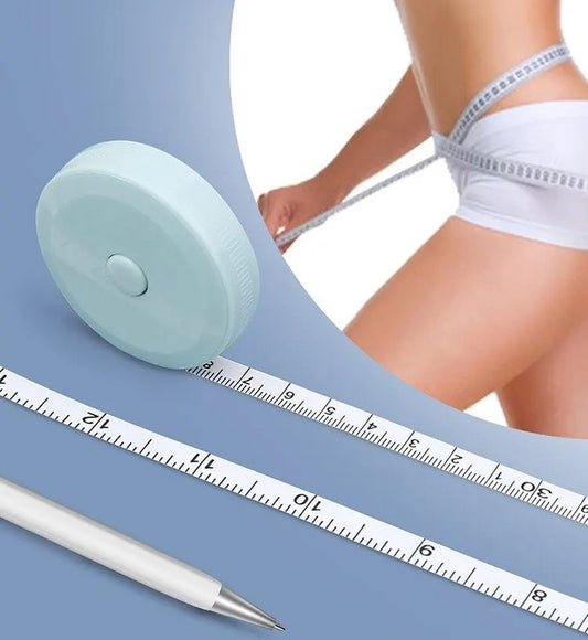 Round Plastic Measuring Tape 150 CM | Extendable Tape Measure | Flexible | Roll Meter | Circumference Gauge | V1188-MS101-00455-1