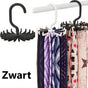 Tie Hanger | Tie Hanger | Tie Organizer | Tie Hook | Hang 20 Ties | Black V1188-MS101-00466-1