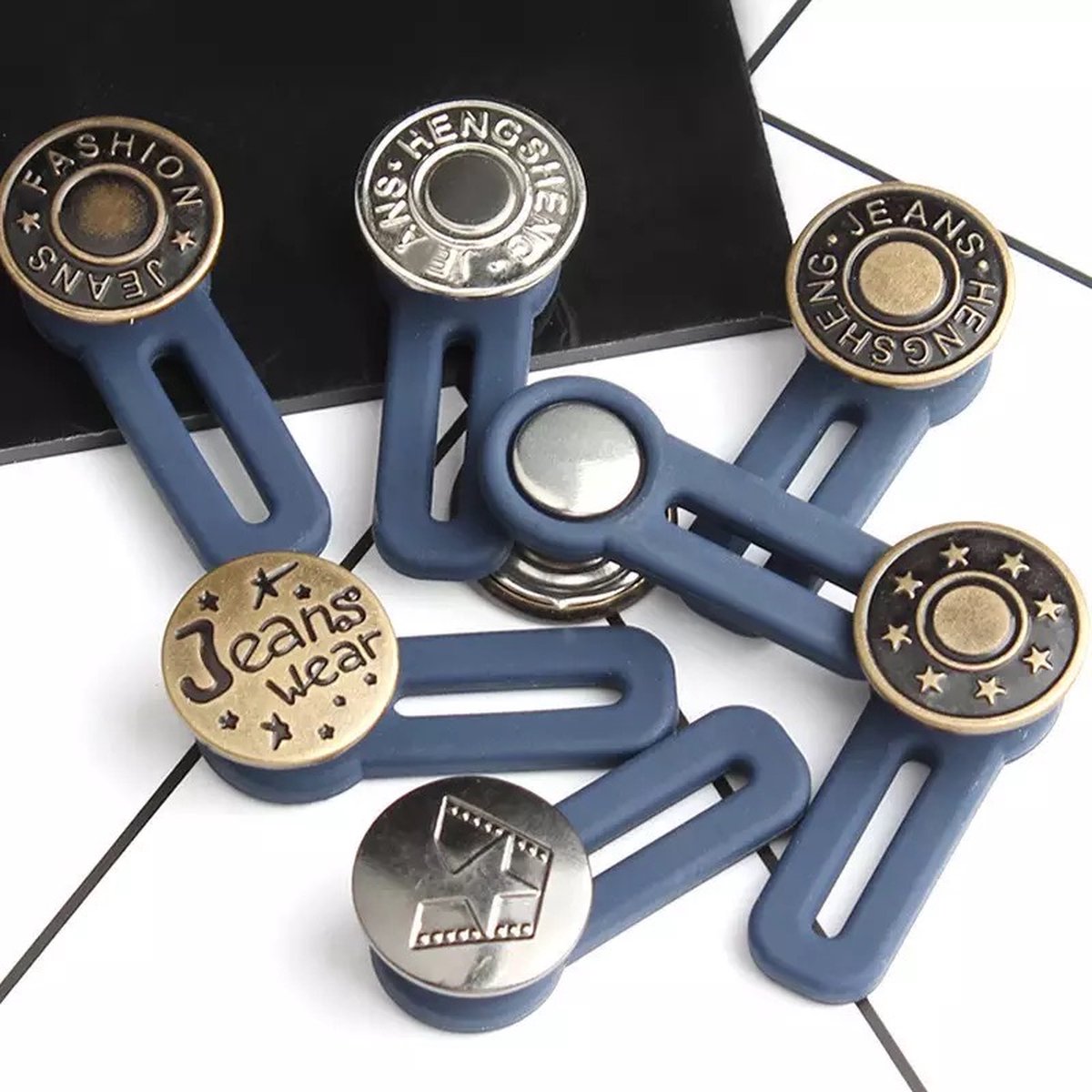 Trouser Extender Button Extension - Buttonhole Extender - Button Extender - Fashion Jeans V1188-MS101-00473-1