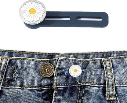 3-Piece Jeans Extension Buttons | Floral Design | Buttonhole Extender | Jeans Extension Button | 5.5 cm V1188-MS101-00482-1
