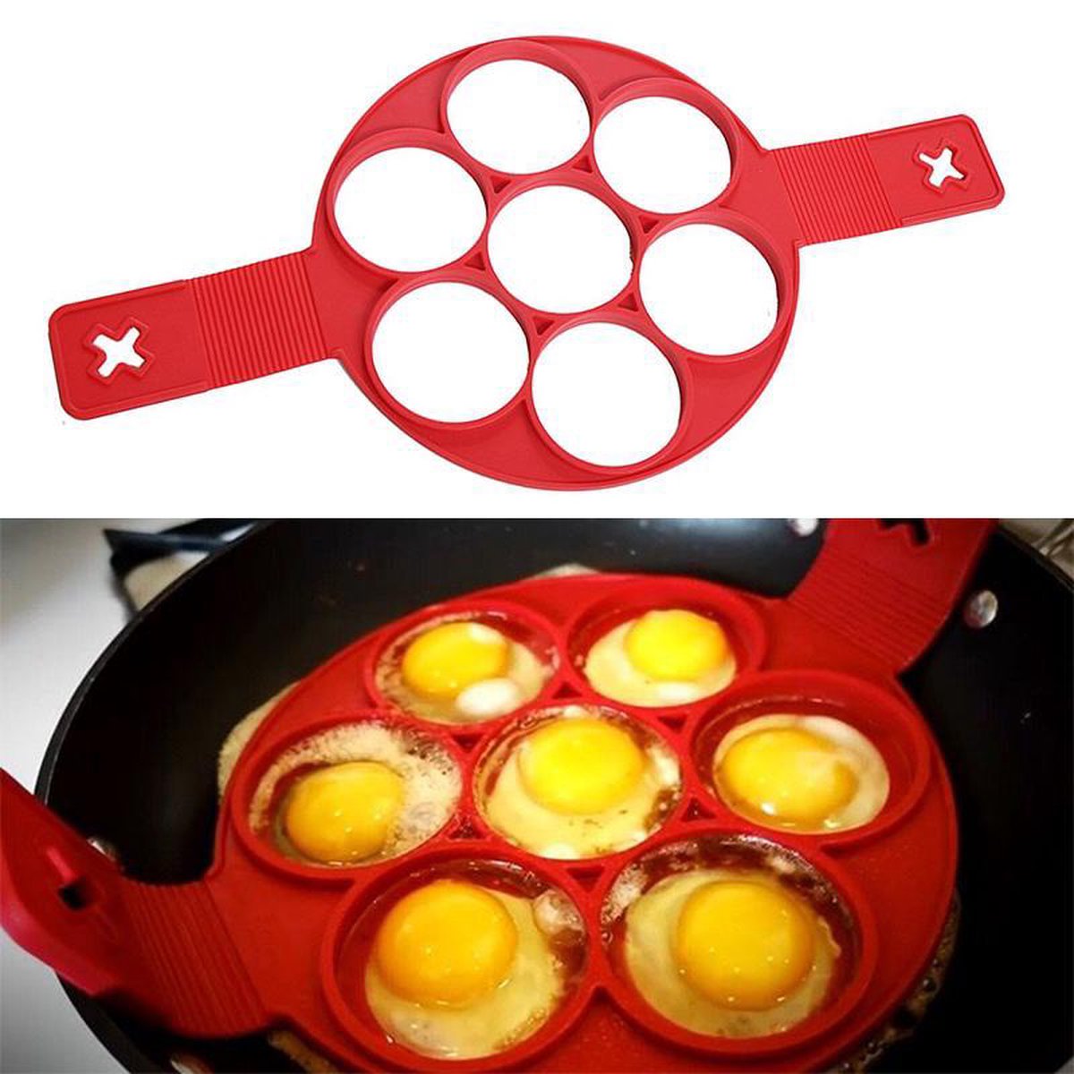 Silicone Pancake or Egg Baking Mold V1188-MS101-00489-1