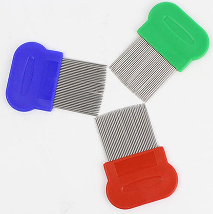 Lice Comb | Lice Brush | Flea Comb | Nits Comb | Lice Remover | Stainless Steel Brushes | Plastic Barrel | V1188-MS101-00498-1