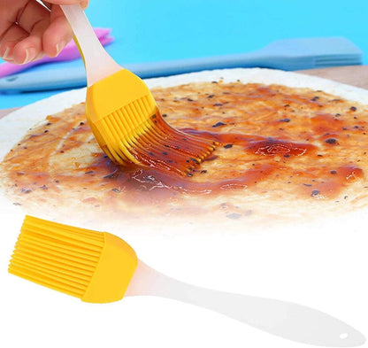 Silicone Baking Brush - Grease Brush - Baking Brush - Marinade - BBQ - Yellow / White V1188-MS101-00503-1
