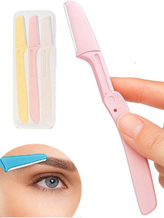 Foldable Eyebrow Scissors | Eyebrow Razor | Facial Blade | Upper Lip Hair Removal | Hair Removal Blade | V1188-MS101-00516-1