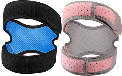Double Patella Knee Brace | Patella Strap | Knee Support | Knee Protector | Knee Tendon Strap | Knee Bandage V1188-MS101-00518-1