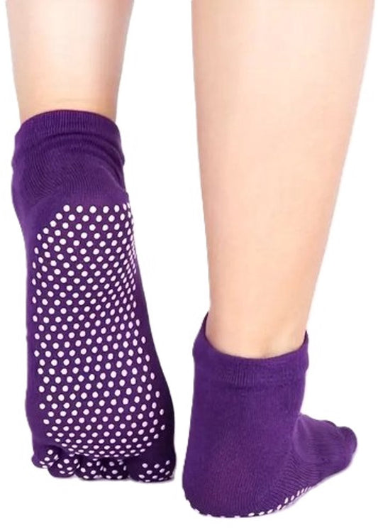 Full Toe Yoga Socks | Full Toe Yoga Sock | With Anti-Slip Bottom | Anti-Slip Socks | Pilates Socks | Size V1188-MS101-00520-1
