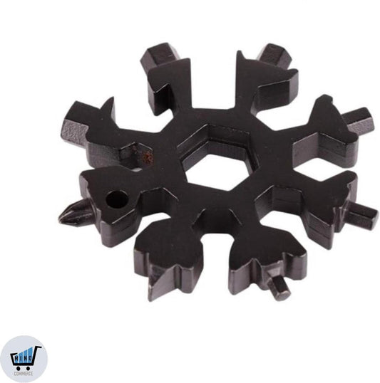 Snowflake - 18 in 1 Multifunctional tool - Stainless Steel Bottle Opener and Screwdriver. V1188-MS101-00526-1