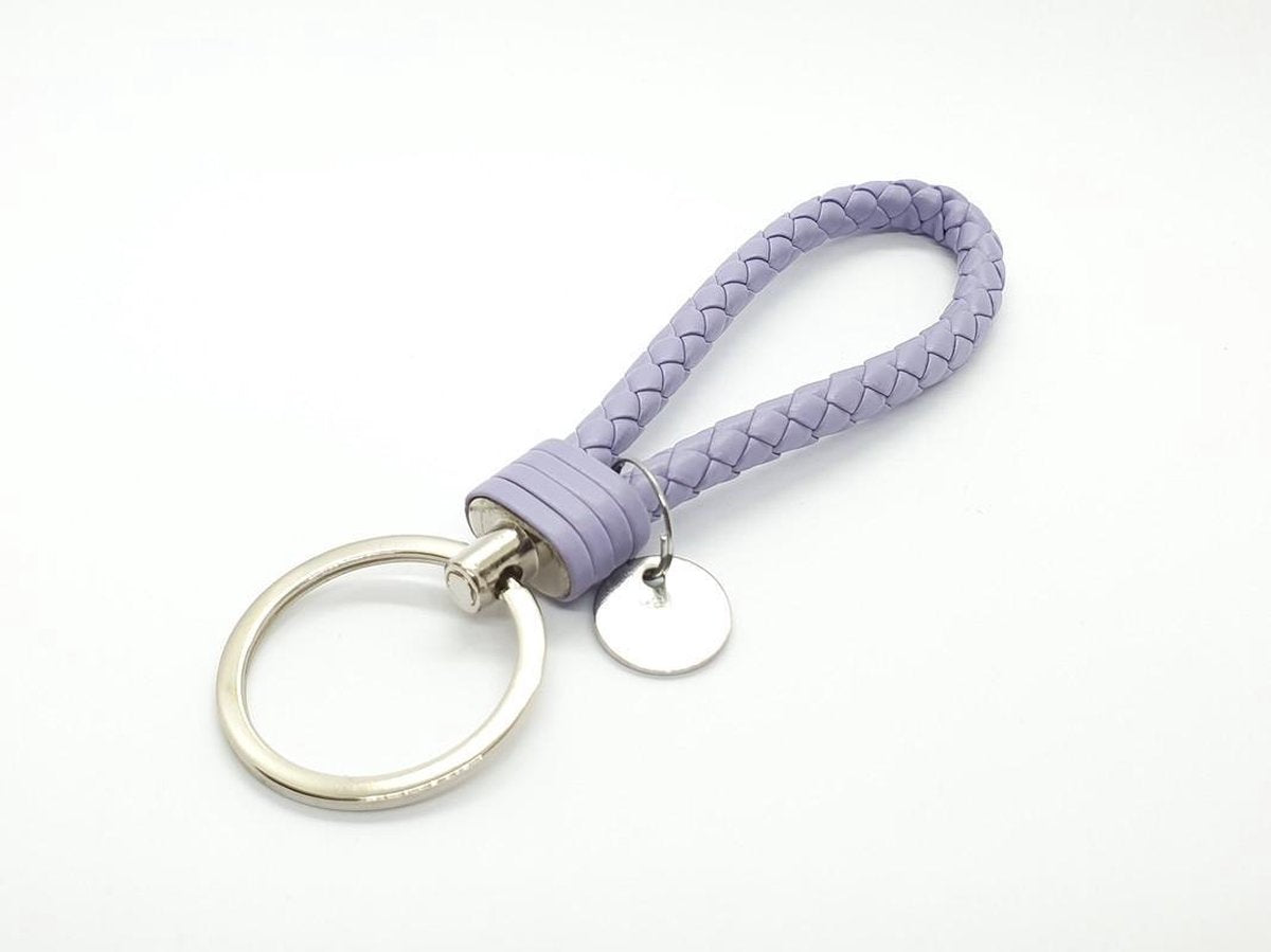 Keychain - Leather Light Purple V1188-MS101-00530-1