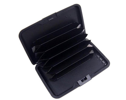 Card Holder - Card Holder - Aluminum Wallet - Brown V1188-MS101-00534-1