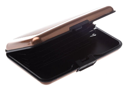 Card Holder - Card Holder - Aluminum Wallet - Brown V1188-MS101-00534-1