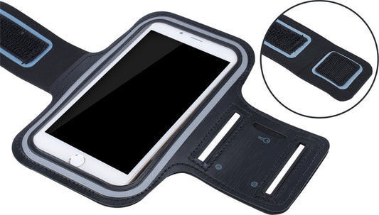 Sports armband XL suitable for screens up to 6.5 inches, among others, for iPhone 6/6s/7/8, Samsung S7/S8/S9, V1188-MS101-00539-1