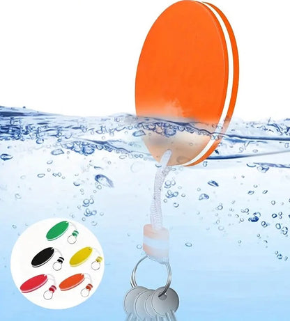Floating Keychain | EVA Foam | For Large Keyring | Foam | Bumper | Key Float | Oval | Yellow V1188-MS101-00541-1