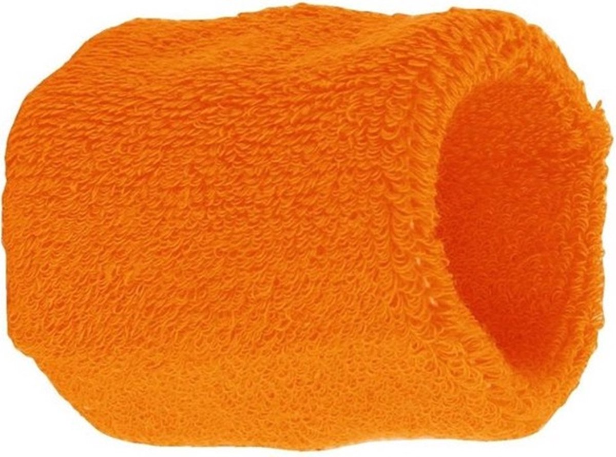 Wristband Set | Sweatband | Sweatbands | Wrist | Sports Bands | 2 Piece | Orange V1188-MS101-00547-1