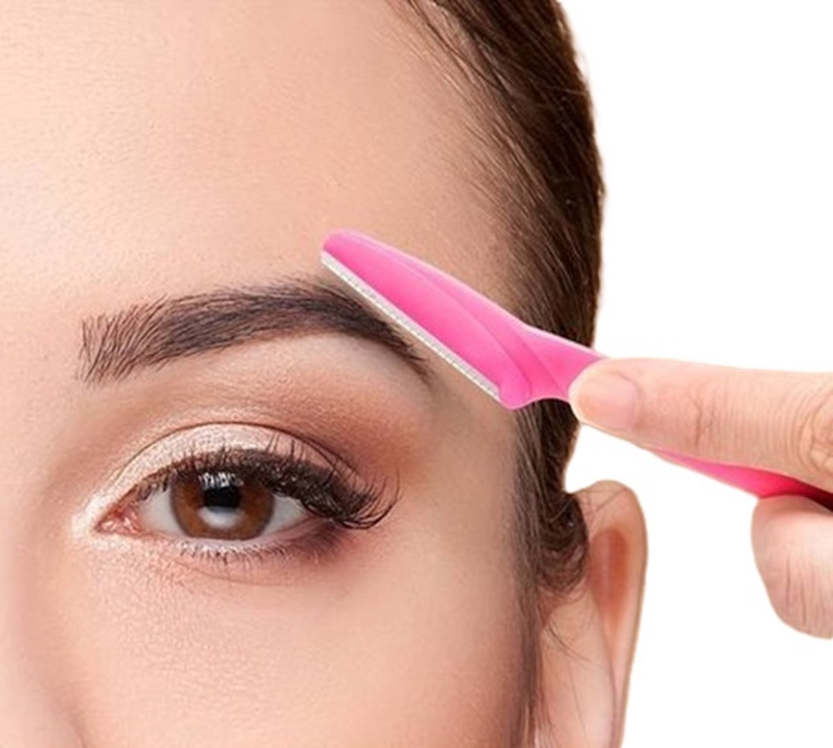 Eyebrow Scissors | Eyebrow Razor | Face Blade | Upper Lip Hair Removal | Hair Removal Blade | 6 Pieces V1188-MS101-00548-1