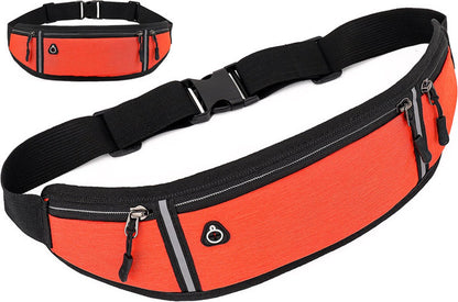 Waist Bag | Running Belt | With Phone Holder | With Smartphone Holder | Reflective | Running Bag | Orange V1188-MS101-00551-1
