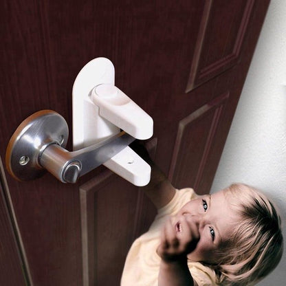 Door Handle Security for Children | Door Handle Lock | Child Safety Lock | Child Lock for Doors | Baby Door V1188-MS101-00556-1