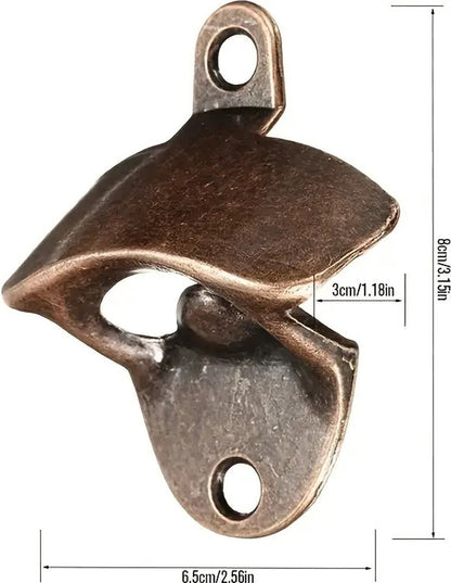 Wall Bottle Opener | Wall Bottle Opener | Wall Bottle Opener | Includes 2 Screws | Silver V1188-MS101-00562-1