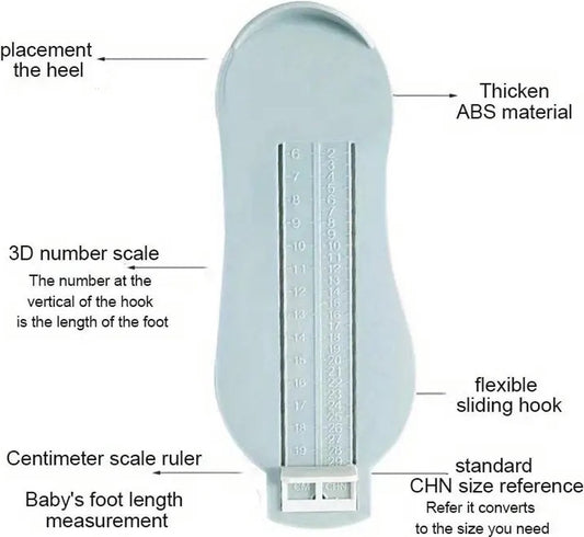 Child's Foot Measuring Tool | Child's Shoe Size Measuring Tool | Baby Shoe Measuring Tool | Baby Measurement V1188-MS101-00569-1