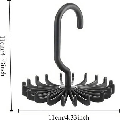 Tie Hanger | Tie Hanger | Tie Organizer | Tie Hook | Hang 20 Ties | White V1188-MS101-00575-1