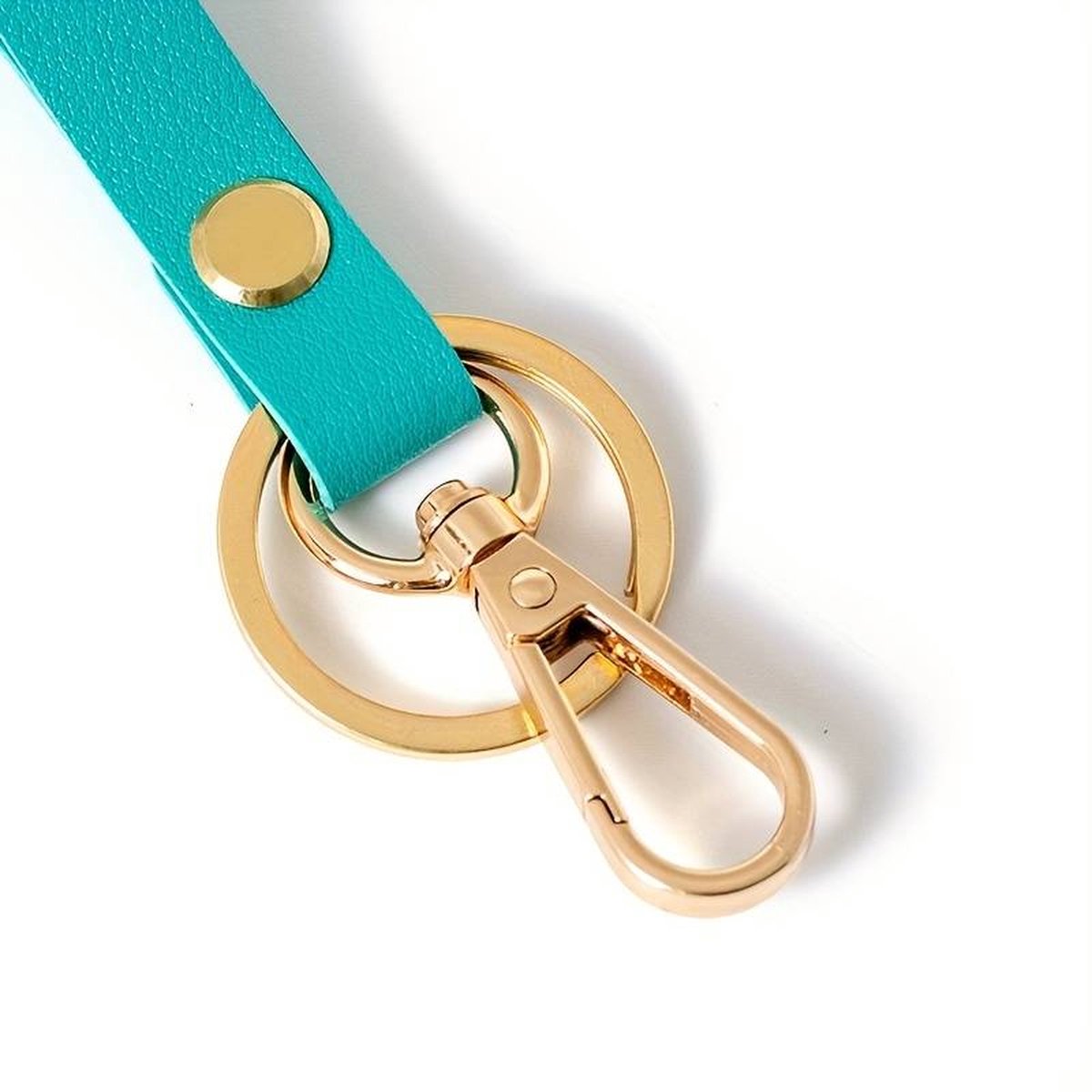 Luxury Ladies' Keychain | Key Holder | Car Keychain | Modern Style | With Double Key Rings | Blue V1188-MS101-00577-1