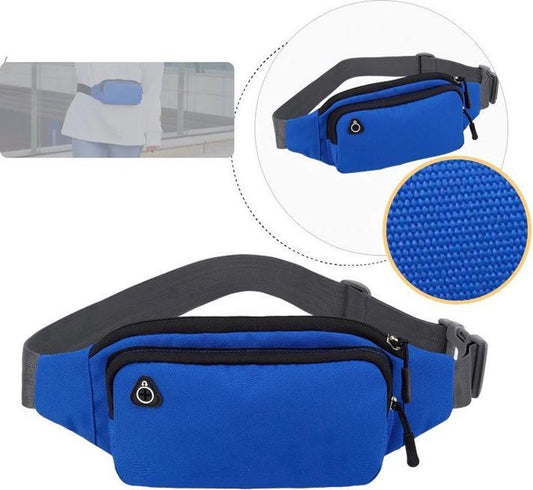 Waist Bag | Fanny Pack | Water Repellent | Pouch | Waist Bag | Waistbelt | With Smartphone Pocket | Headphone V1188-MS101-00579-1