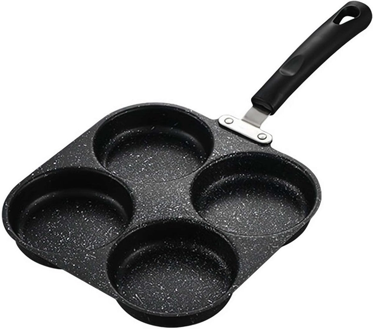 Non-stick egg pans - Cast iron egg frying pan - Breakfast burger egg pancake maker - for fried eggs, pancakes V1188-MS101-00623-1