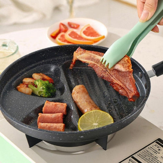Non-stick egg pans - Cast iron egg frying pan - Breakfast burger egg pancake maker - for fried eggs, pancakes V1188-MS101-00623-1