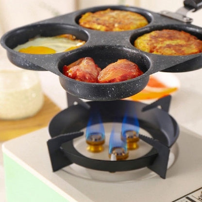 Non-stick egg pans - Cast iron egg frying pan - Breakfast burger egg pancake maker - for fried eggs, pancakes V1188-MS101-00623-1