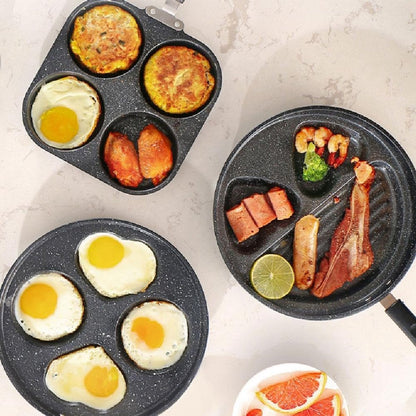 Non-stick egg pans - Cast iron egg frying pan - Breakfast burger egg pancake maker - for fried eggs, pancakes V1188-MS101-00623-1
