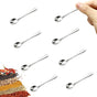8 Mini Stainless Steel Spice Spoons - 7.3cm - For Salt, Sugar & Honey V1188-MS101-00634-1