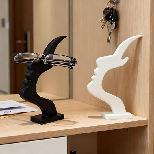 Glasses Stand - Glasses Holder - Decorative Glasses Stand and Desk Organizer - Unique Glasses Display Rack - V1188-MS101-00635-1