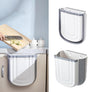 Foldable hanging trash can - Small 2.4 gallon waste bin for countertop and cabinet - Wall-mounted plastic V1188-MS101-00645-1