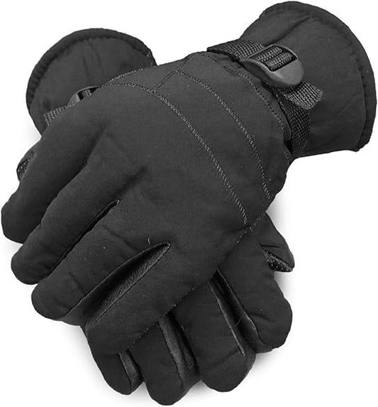 Warm, waterproof men's winter ski gloves with full fleece lining V1188-MS101-00664-1
